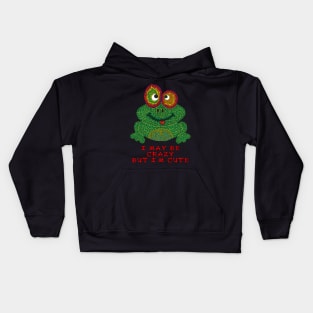 I may be crazy, but I'm cute Kids Hoodie